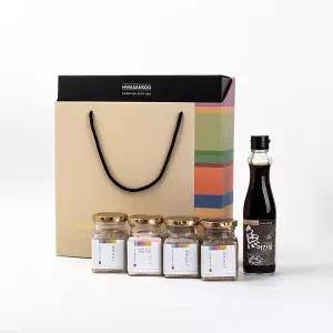 [화산수천일염]어간장+소금4종 고급선물세트