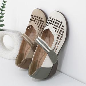 제이슈 지쎄수제화 천연양가죽 컬링 메리제인 단화 4.5cm