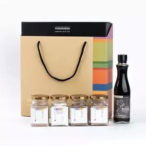 [화산수천일염]맛간장+소금4종 고급선물세트