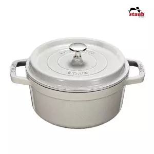 [스타우브] 꼬꼬떼 원형냄비 화이트트러플 22cm