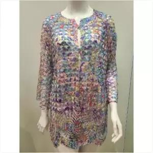 [롯데백화점]모라도 스칼랩나염뜨게가디건 MLM0CD600