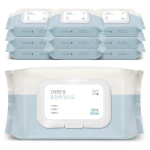 [데일리워터] 간편한장 물걸레 청소포 대형 10팩/팩당30매(총300매)