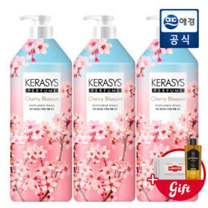 케라시스 퍼퓸 체리블라썸 향수 린스 1L x 3개