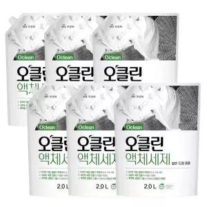 [무궁화] 오클린 액체세제 2L(리필) x 6개 (1BOX)