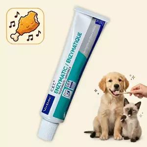 버박 강아지 고양이 치약 닭고기맛 70g .