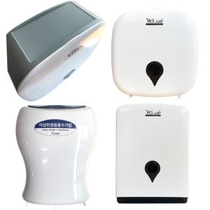 우성 화이트톤 핸드타올 점보롤 냅킨 케이스 위생용품 수거함 디스펜서 모음 간편개폐식 우성 케이스