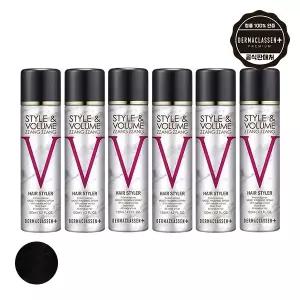 더마클라센 스타일앤 볼륨짱짱 흑채 스프레이 블랙 120ml x6