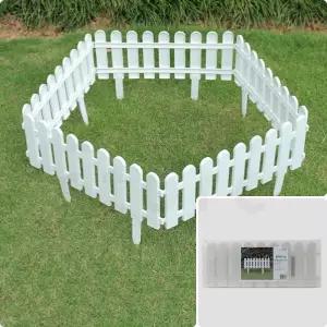 화단울타리 잔디 텃밭 정원 꾸미기 미니 테두리 PVC 펜스 50X20CM 5P