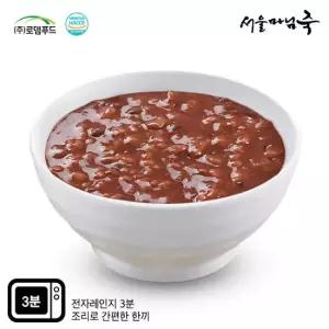 [DO918][서울마님죽]엄마의맛! 든든한 아침식사 팥죽500g