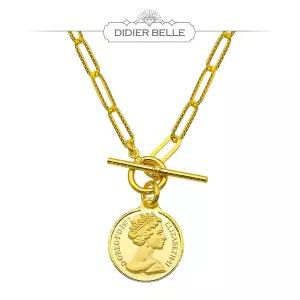 디디에벨라 24k 엘리자베스 토글 목걸이11.25g