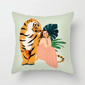 어가네닷컴 BZ32 시원한 느낌 분위기 반전 보헤미안 디자인 부드러운 쿠션커버