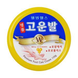 웰빙헬스 명품 고운발 크림 110g 3개/발관리 거친피부 굳은각질 보습