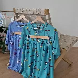 핫핑 [여름파자마] 매쉬쿨디즈니 반팔 반바지 파자마set