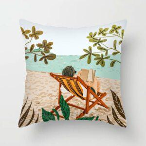 어가네닷컴 BZ35 시원한 느낌 분위기 반전 보헤미안 디자인 부드러운 쿠션커버