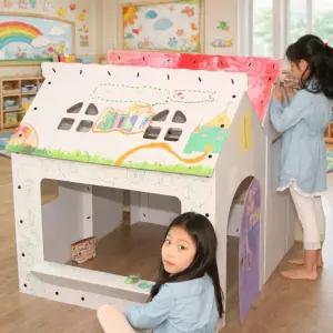 색칠하는 스케치종이집 페이퍼하우스 소꿉놀이 시장놀이 버스 미술