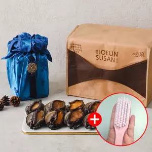 친환경수산물인증 완도 활전복 선물세트 1kg 外 사이즈별 세척솔포함