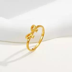 [한국표준금거래소] 24K 순금 반지 99.9 발레코어 덜스 리본 실 반지