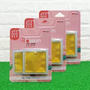 블라썸 실내용 차량용 방향제 스위트피치 8g 2개입 / 3세트 / 그레이드 센세이션 홀더 호환