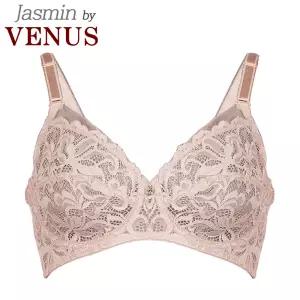 비너스 자스민 와이어 홑겹 여성 시스루 레이스 브라 1267