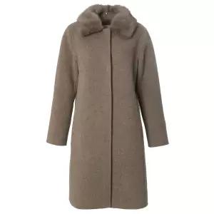 [롯데백화점]모라도 밍크카라울롱코트 MNW6CT400