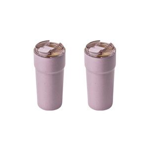 락앤락 메트로 카페 세라믹 텀블러 650ML 라이트바이올렛, 2개