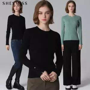 [쉬즈미스][쉬즈미스(SHESMISS)] 울 커프스 포인트 슬림 니트 (택가격138000원)