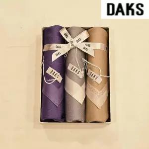[닥스손수건] DSS167_남녀3매 수빈사 손수건 세트