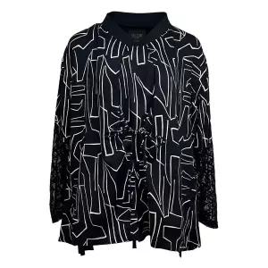 [데시데](마산점)소매레이스 레이온소재 블라우스 DOS122