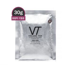 천연염색 볼륨톡 남녀공용 흑채 리필 30g