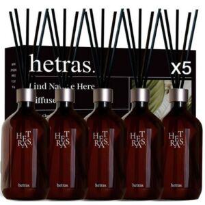 헤트라스 디퓨저 대용량 500ml 5개 블랙체리 플라워파크 그레이프프루트 북스토어 허그솝