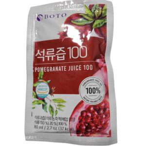 석류즙 100 석류과즙100% 실속형 80ml 100포