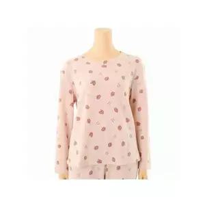 [솔브] 행사   세일 홈웨어 포근한 약기모 소재 강아지 나염 여성 상의 SEV2342F A_P348980849