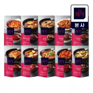 [더미식] 바지락순두부/매운탕/갈치조림 외 9종 요리양념 4+4 골라담기