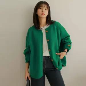 엘리시아 자체제작 허미 나그랑 패치 니트 가디건