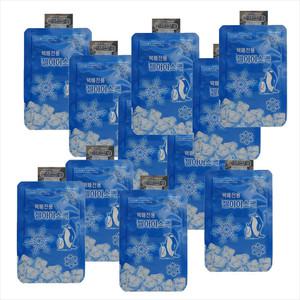 대경 12x18cm 젤아이스팩 100장 반제품 냉동 얼음팩 택배전용 최적의 신선도 유지