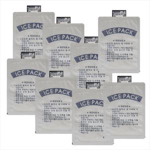 대경 15x20cm 부직포 젤아이스팩 10장 반제품 냉동 얼음팩 택배전용 최적의 신선도 유지