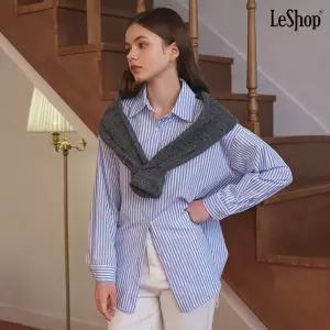 [르샵]스트라이프 박스핏 긴팔 셔츠 (DP1BA007A)