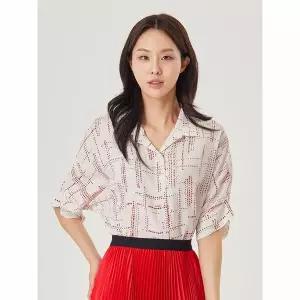 [하프클럽/조이너스]패턴루즈반소매블라우스_JACU5-WRC240