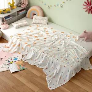 [모던하우스] 모던하우스 보들보들 뱀부100% 거즈블랑켓 120x120 2P 세트 치타도트 아이보리 CZ2424006