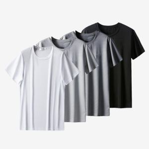 1+2 남녀공용 기능성 쿨 드라이 쿨링 라운드넥 반팔 티셔츠