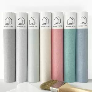 손쉬운 셀프도배 만능풀바른벽지 단색 합지 장폭 셀프 인테리어