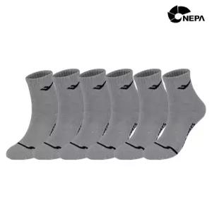 프로스펙스 남성용 스포츠 논쿠션 중목 양말 B타입 세트 그레이