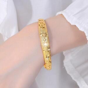 변색없는 18k 특수 압축 도금 팔찌 어라운드 / 여성 여자 세트 금도금 골드 무늬 데일리