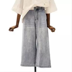 [롯데백화점]나인스텝 8부 와이드 청바지 N25DM5206