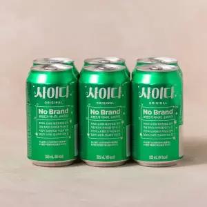 노브랜드 캔사이다 355ml*6