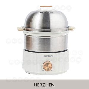 헤르젠 올스텐 3단 찜기 만능 그릴 구이 멀티 전기쿠커 계란 삶기