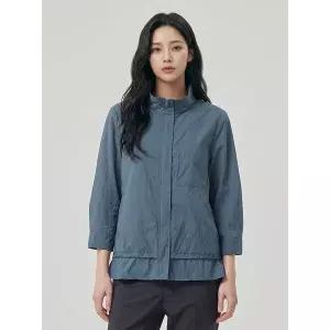 [하프클럽/올리비아하슬러]다크그린 바람막이 스트링 점퍼 OHCMJP203