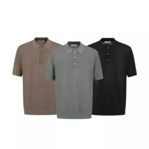 [롯데백화점]에디션 2025 신상 3종택1 완판신화 프리미엄 워셔블 카라 니트 티셔츠 NEF2ET1622 GB7777