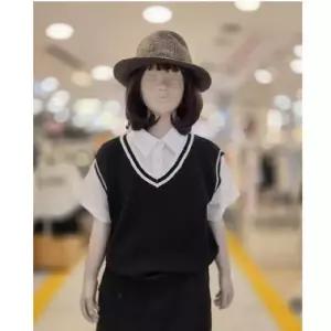 세이브존07 셔츠레이어드니트조끼티셔츠  25M5051