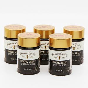 설밀원 국산 100% 생로얄제리 로얄제리 50g x 5병